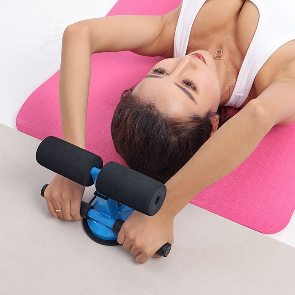 Justerbar sit up bar gulvassistent abdominal træningsstativ ankel support træner træningsudstyr til hjemmet gym fitnessudstyr
