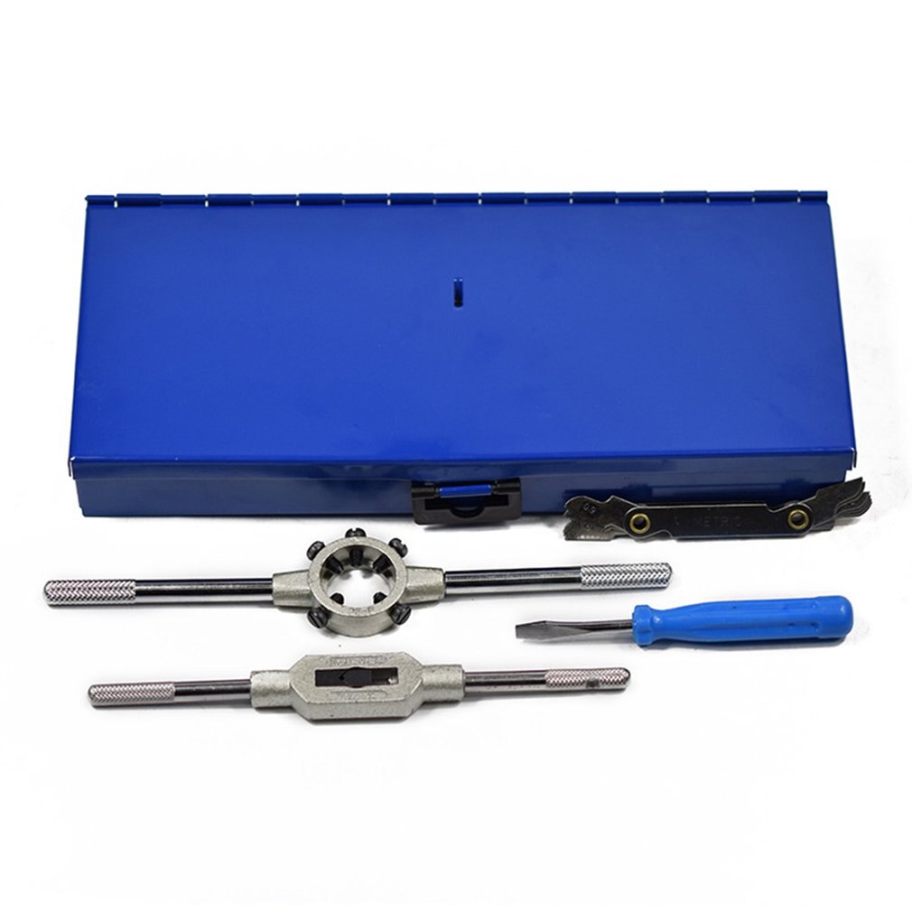 32PCS Tap Die Set Sheet Metal Hand Tools For Straight Accurate Thread Cutting With Storage Case