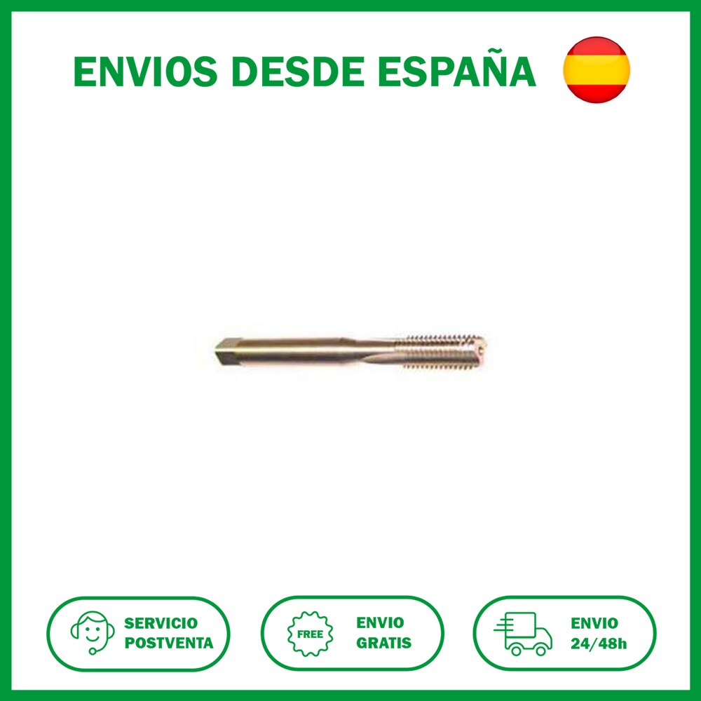 Macho De Roscar Métrico M8 X 1.25 - Acero De Alta Calidad, Para Roscado Manual O Máquina