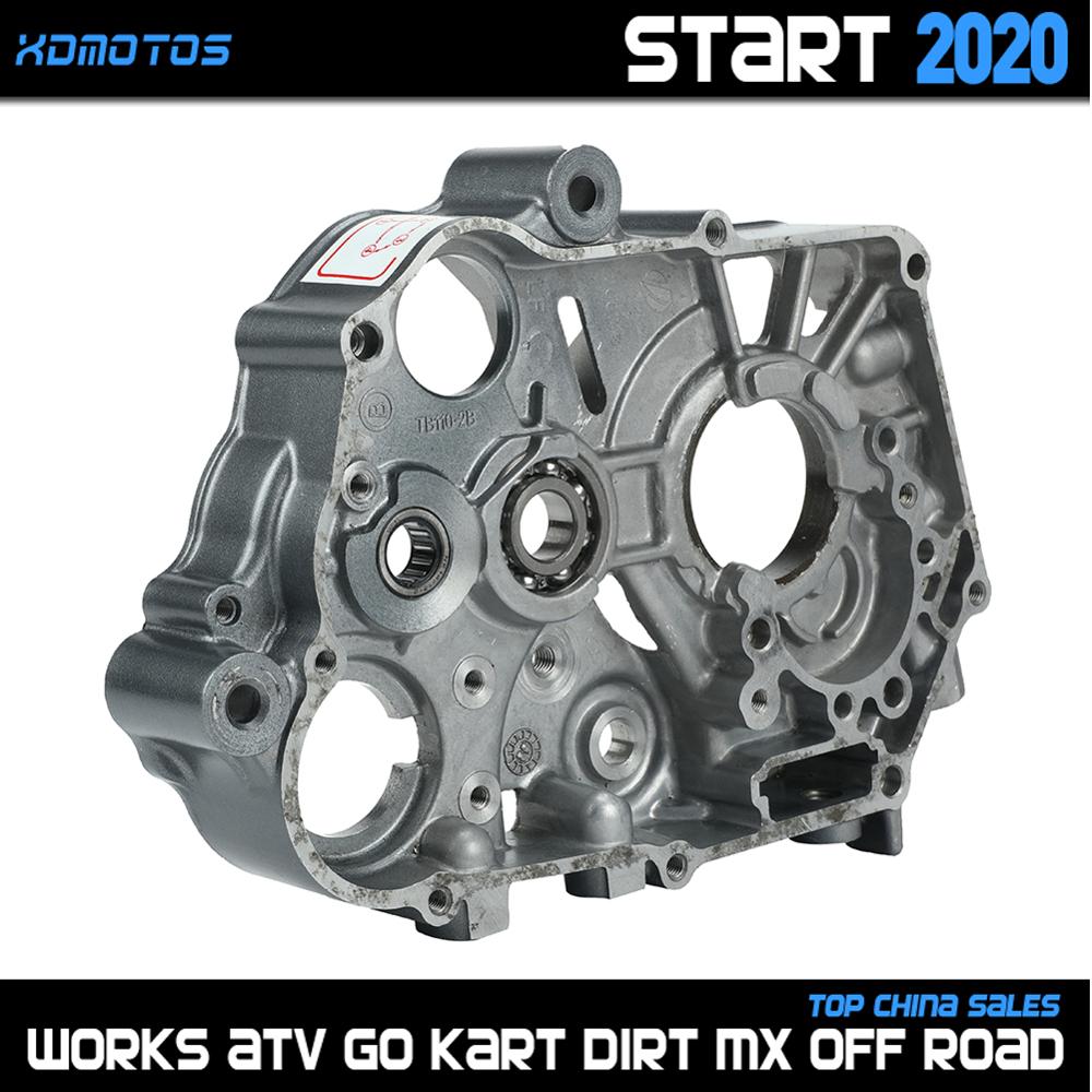 Cárter de motocicleta Lado derecho cárter de estator para lifan 150 150cc Horizontal de arranque de los motores de suciedad Pit bicicletas piezas