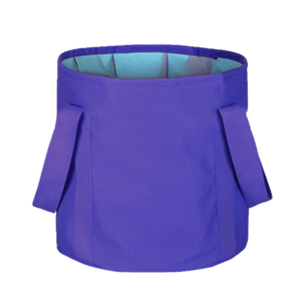 Foldable Foot Tub Portable Bath Bag Wash Basin Water Bucket Large Capacity Bath Feet Spa Massage Washing Tub For Outdoor Travel: Purple