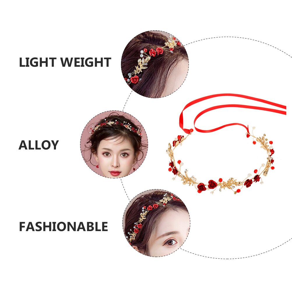 Damen-kopfschmuck, blumenhaarband, haarschmuck für braut und brautparty