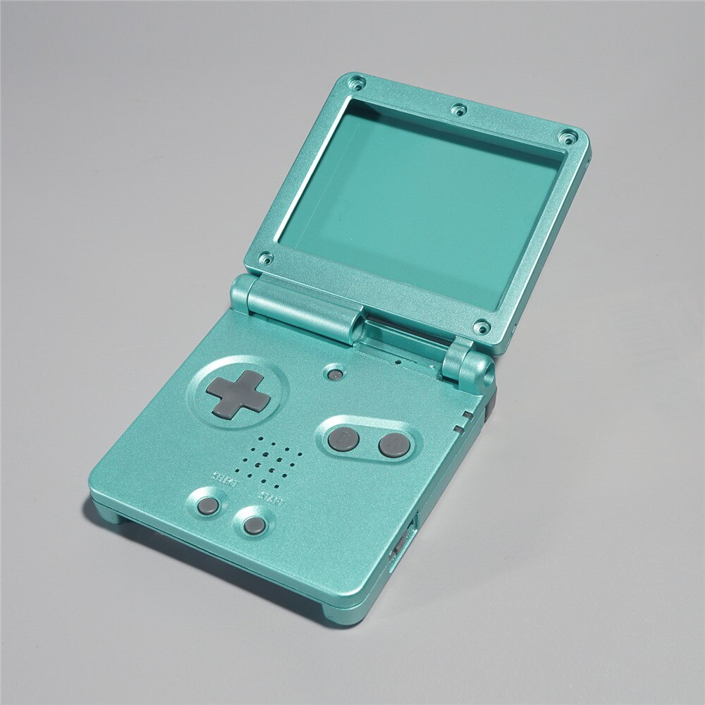 Reemplazo de PRE-CUTTING vivienda para GAMEBOY ADVANCE SP IPS LCD para GBASP IPS SHELL: PEARL GREEN