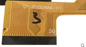 Voor XLD-1009-V0 XLD1009-V0/ GY-P10068A-01/02 XLD1017-V0/Xld 1017-V0/CX18D-085 Tablet Digitizer Touch Screen: GY-P10068A-01 white