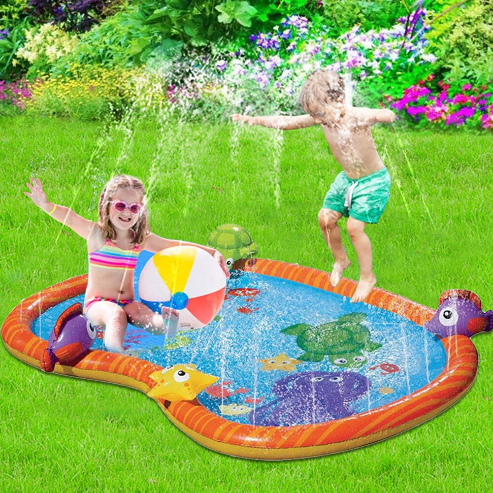 Water Sprinkler Zwembad Kids Sprinkler Splash Pad Waden Zwembad Voor Leren Kinderen Sprinkler Water Speelgoed Voor Kinderen 3 Jaar Up