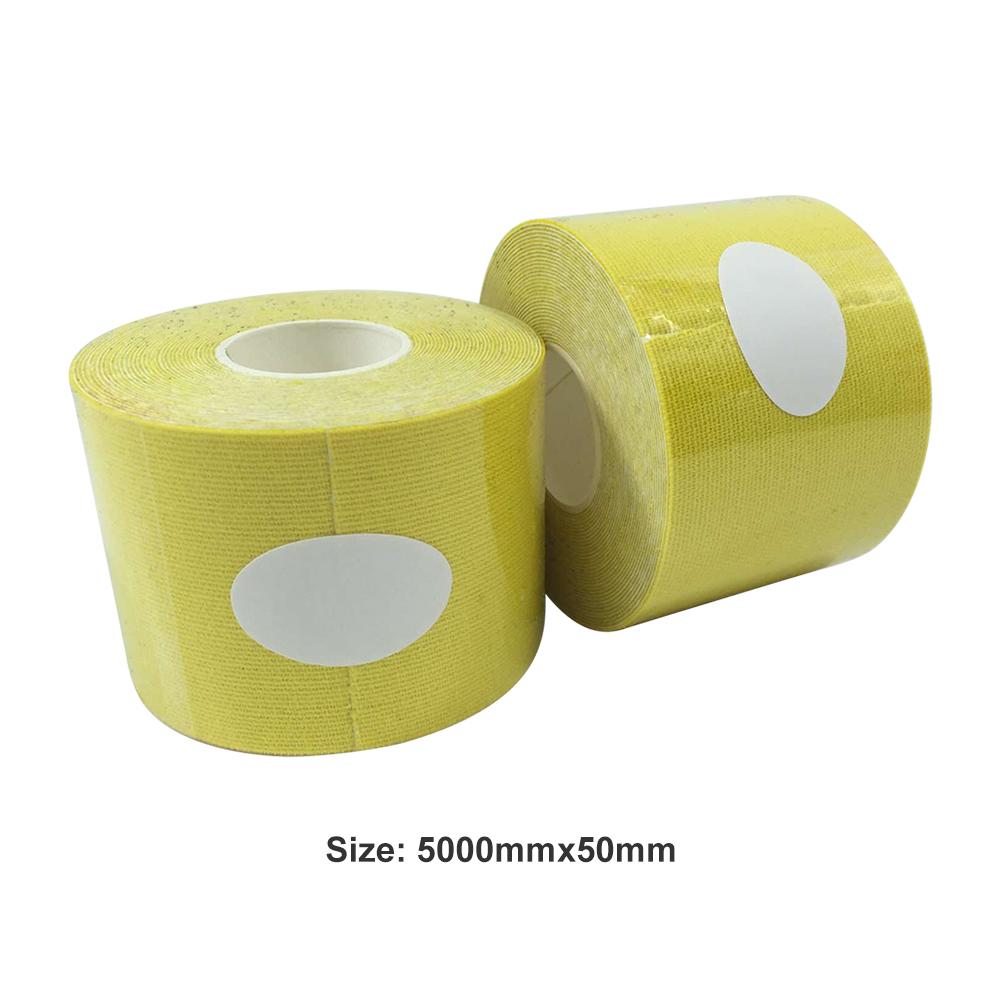 sport selvklebende teip klassisk delikat sport stropping fotball kne muskel elastisk bandasje Fitness selvklebende teip: Gul