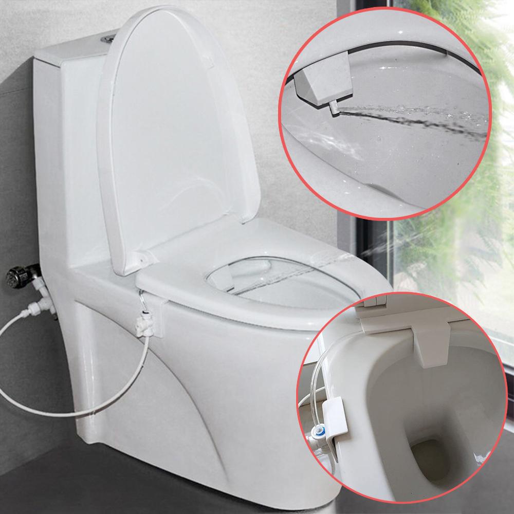 Badeværelse smart toiletsæde bidet intelligent toiletlåg / røvskyller intelligent toiletskylning sanitær enhed doven brug  #4.17: Default Title