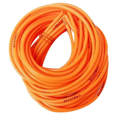 1M Universele Motorrijwiel Benzine Brandstof Rubberen Slang Gas Olie Buis: Oranje
