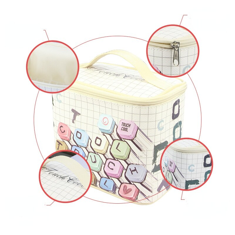 30/40/60 Marker Storage Bag Leather Bag Stationery Case Shoulder Strap Leather Ink Bag for Drawing Storage Storage Box