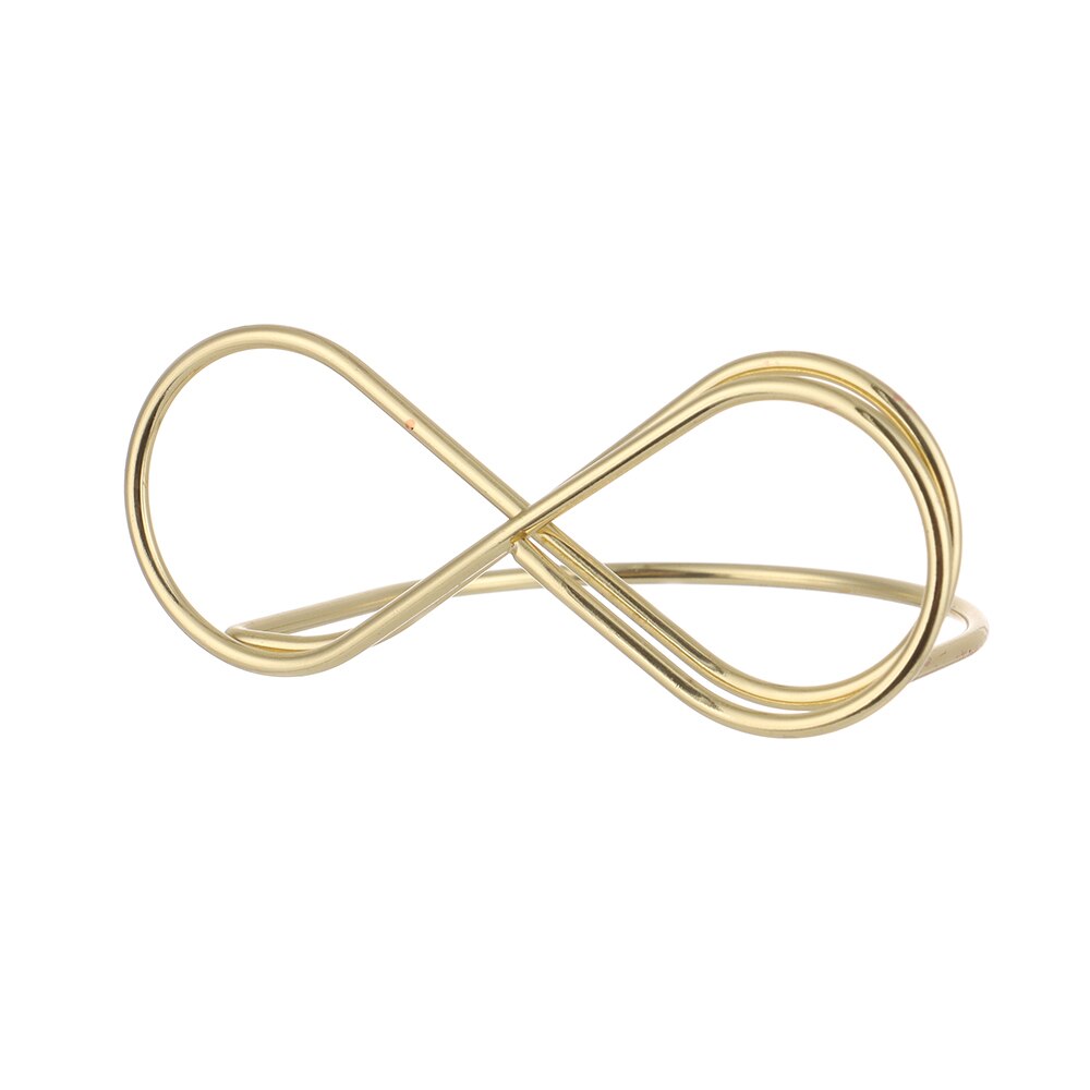 Wedding Desktop Decoration Table Numbers Holder Metal Picture Cards Display Stand Photos Clips Romantic Menu Memo Clips: Gold