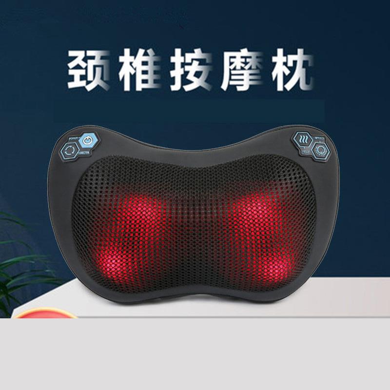 Masajeador de cuello para el hogar, almohada de masaje Cervical pequeño, compresa para espalda y cintura