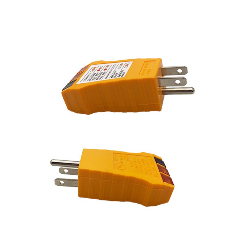 American Standard Plug Three Wire Loop Power Socket Tester Sk300 Electronic Measuring Tool Meter