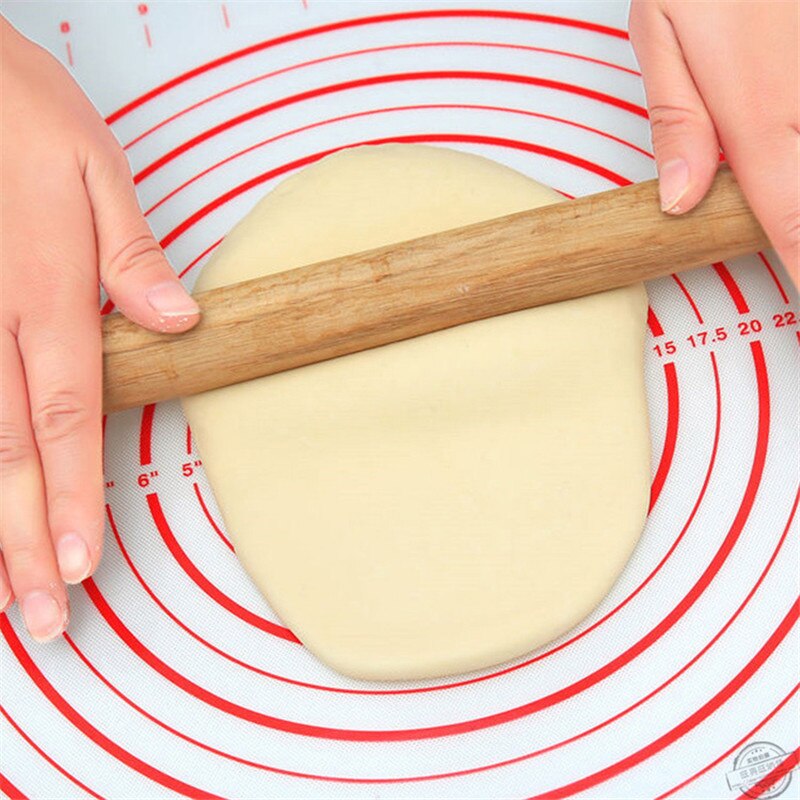 Stor størrelse 80*60cm silikone bagemåtte wienerbrød æltepude køkkenudstyr pandekager pizza dej non-stick pan holder værktøjer