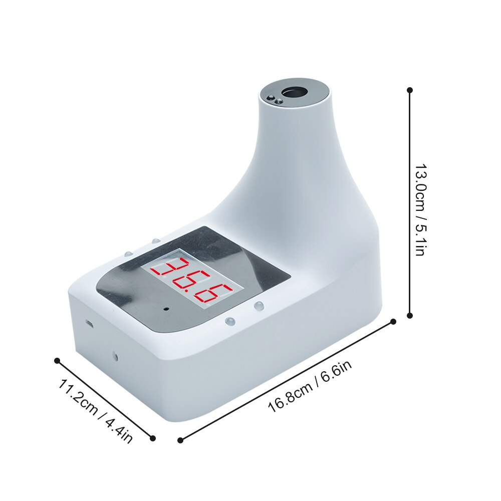 Wall Mounted Thermometer Non-contact Infrared Thermometers Outdoor Wall Temperature Sensor Digital Thermometer With Fever Alarm