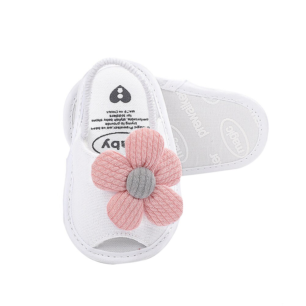 Baby Mädchen Blume Sandalen Weiche Sohle Anti-Rutsch Sommer Schuhe Kleinkind Erste Wanderer Prinzessin Wohnungen