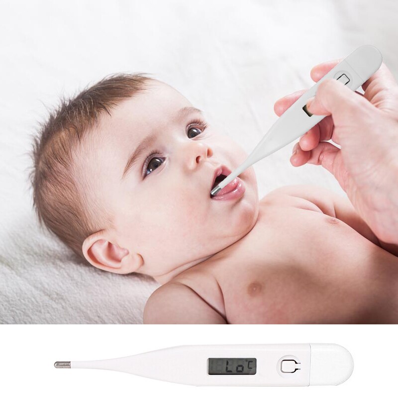 Waterdichte Huishoudelijke Baby Digitale Thermometer Kind Volwassen Orale Elektronische Rapid Thermometer Handheld Temperatuursensor