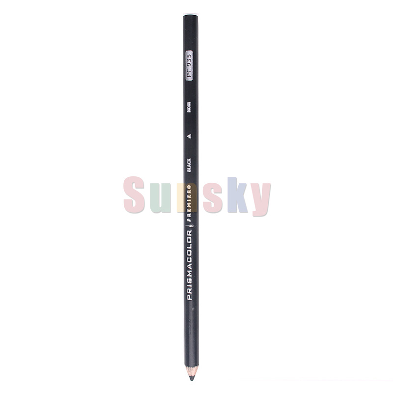 USA Sanford Prismacolor PC935 PC938 white black single color pencil oily Paint pencil 4.0MM soft big core Artist oil pencil set: pc935 1pc