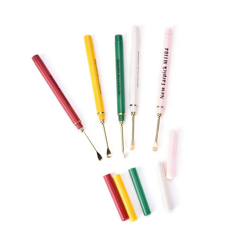 1Pc Ear Wax Earpick Cleaner Curette Screw Remover Stick Pick Tool Ear Care