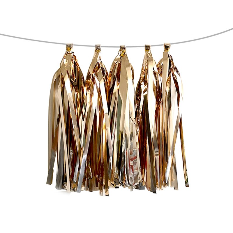 1Set Mixed DIY Tissue Paper Tassel Garland for Wedding Kids Unicorn Birthday Party Decorations Baby Shower Favors Supplies