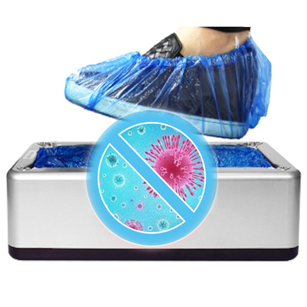 Portable Automatic Shoe Cover Dispenser Machine Blue