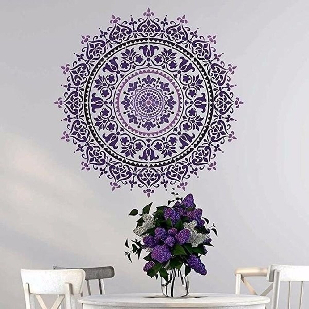 30*30cm Size DIY Craft Mandala Stencils for Painting on Wood,Fabric,Walls Art Scrapbooking Stamping Album Embossing Paper Cards