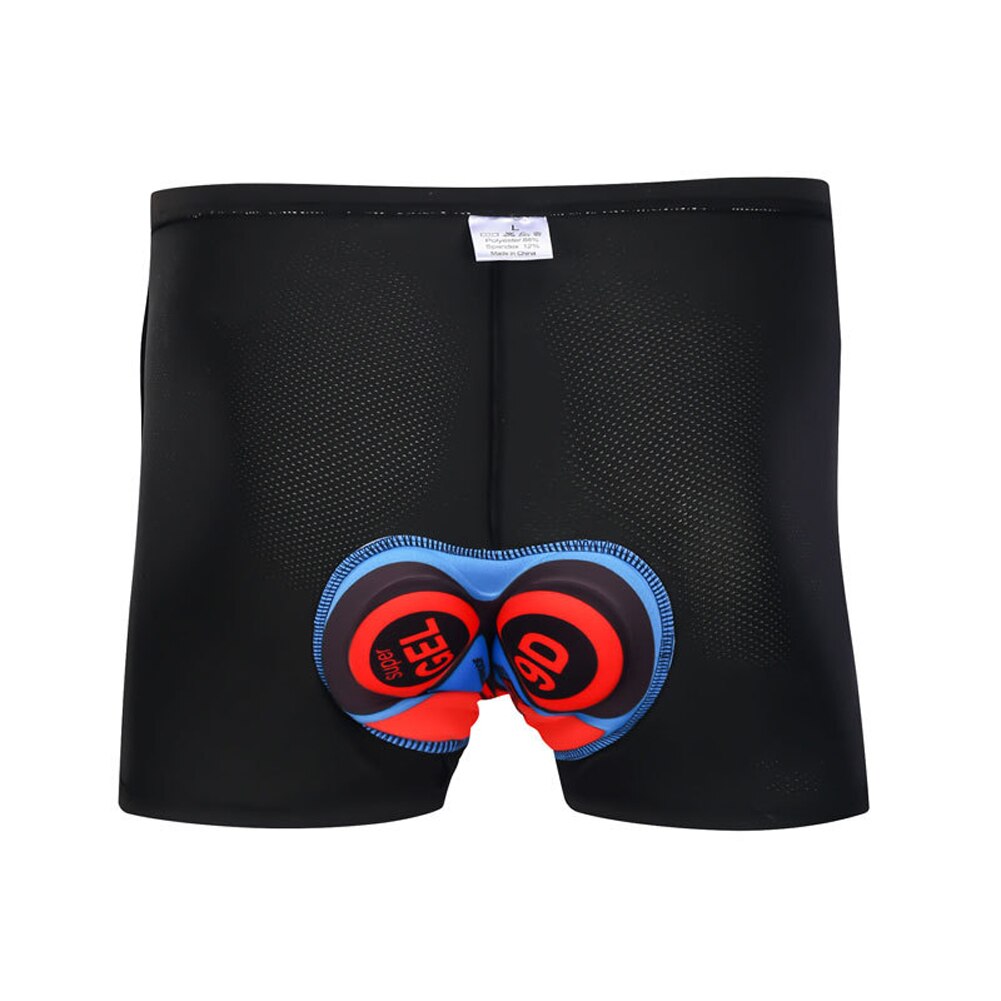 Pantalones cortos de ciclismo con almohadilla de Gel, ropa interior para ciclismo 9D 19D 20D, color negro,: A / L