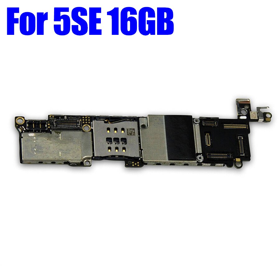 Originele Ontgrendeld Voor Iphone 4 4S 5 5C 5S 5SE Se Moederbord, demonteren Voor Iphone 5 5G Logic Board Met Ios Systeem: 5SE 16GB