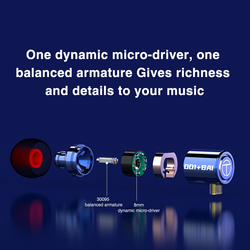 AK TRN M10 1BA+1DD Metal Hybrid In Ear Monitor Earphone HIFI Sport Earphone Earplug Headset Headplug v90/v80/VX with QDC 3.5mm