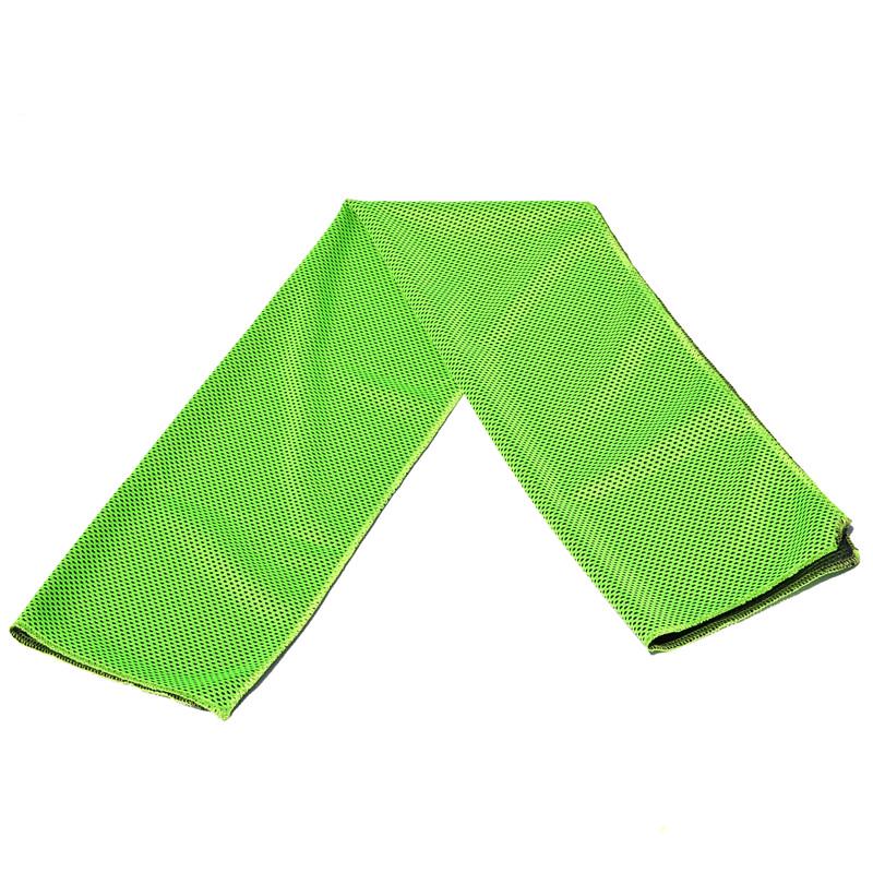 Yoga fitness hurtig kold sans sportshåndklæde bærbar hurtigtørrende ishåndklæde yoga udendørs svømning sportshåndklæde 82 × 30cm: Grøn