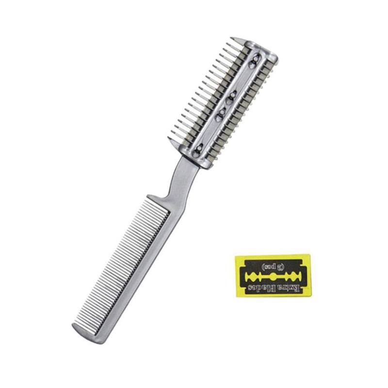 Pet Trimmer cepillo de estética para mascotas de acero inoxidable de mascota perro gato Pin peine cabello derramamiento aseo peine para pulgas herramienta para cachorro: Default Title