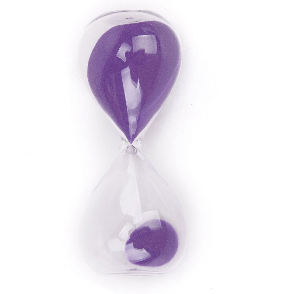 Minuten Mini Zandloper Zandloper Zand Klok Timer (Blauw): Purple