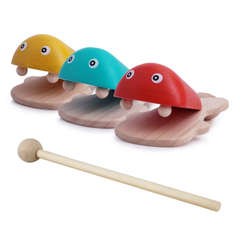 2 Pair Wood Mallets Percussion Sticks for Energy Chime, Xylophone, Wood Block, Glockenspiel and Bells