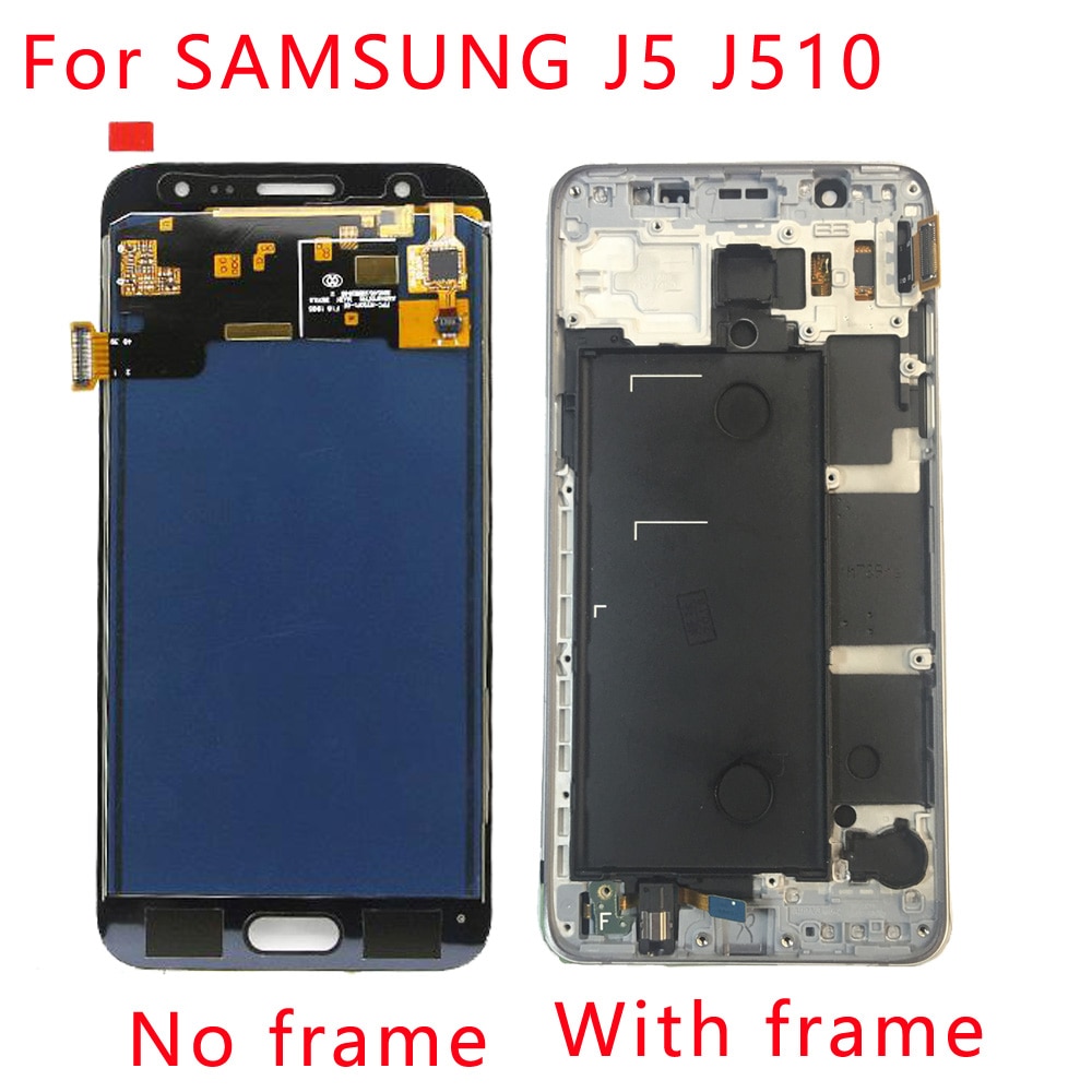 Ajuster la luminosité pour Samsung Galaxy J5 J510 écran LCD écran tactile J510FN J510F J510M J510H /DS écran avec cadre