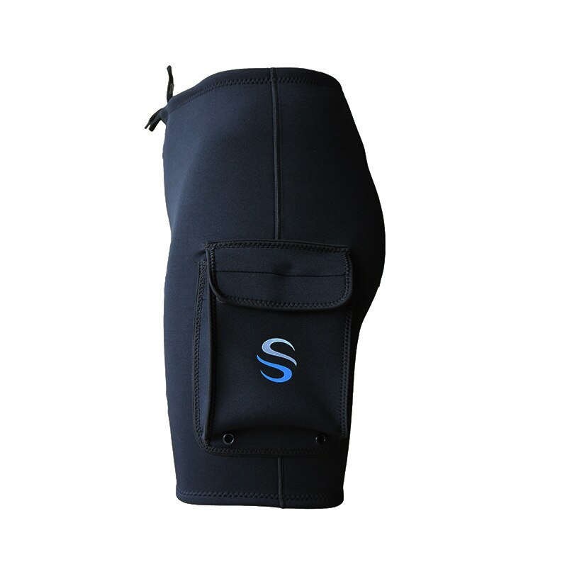 SLINX 3mm Neopren Technik kurze Hose Schnorcheln Tauchen Neoprenanzug Tauchen Ausrügestochen Surfen Badehose Tauch Tasche Hosen Schwarz