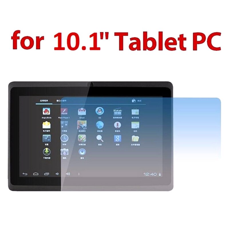 Universal skjermbeskytter slim skjermfilm for 10.1 tommers nettbrett 263*173mm beskyttende nettbrettfilm for ipad