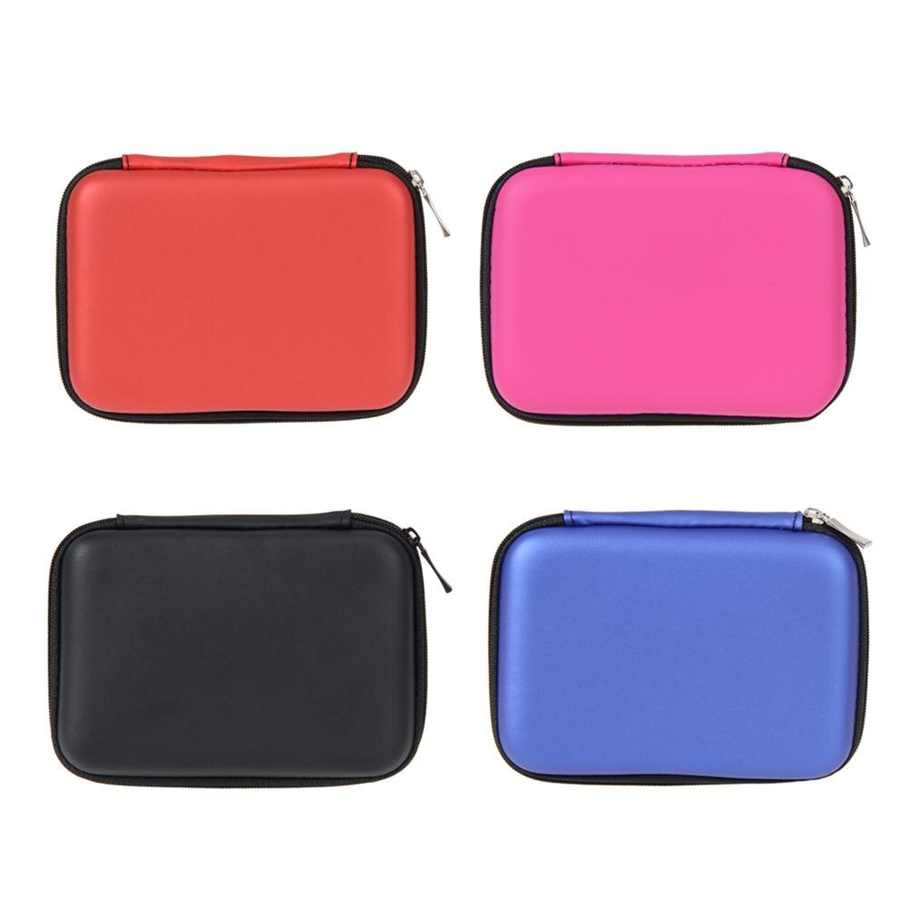 2.5-Inch Harde Schijf Pakket Headset Mobiele Power Hdd Bag Disk Case Rits Pouch Oortelefoon Cover Mobiele Eva opslag Carrier Doos