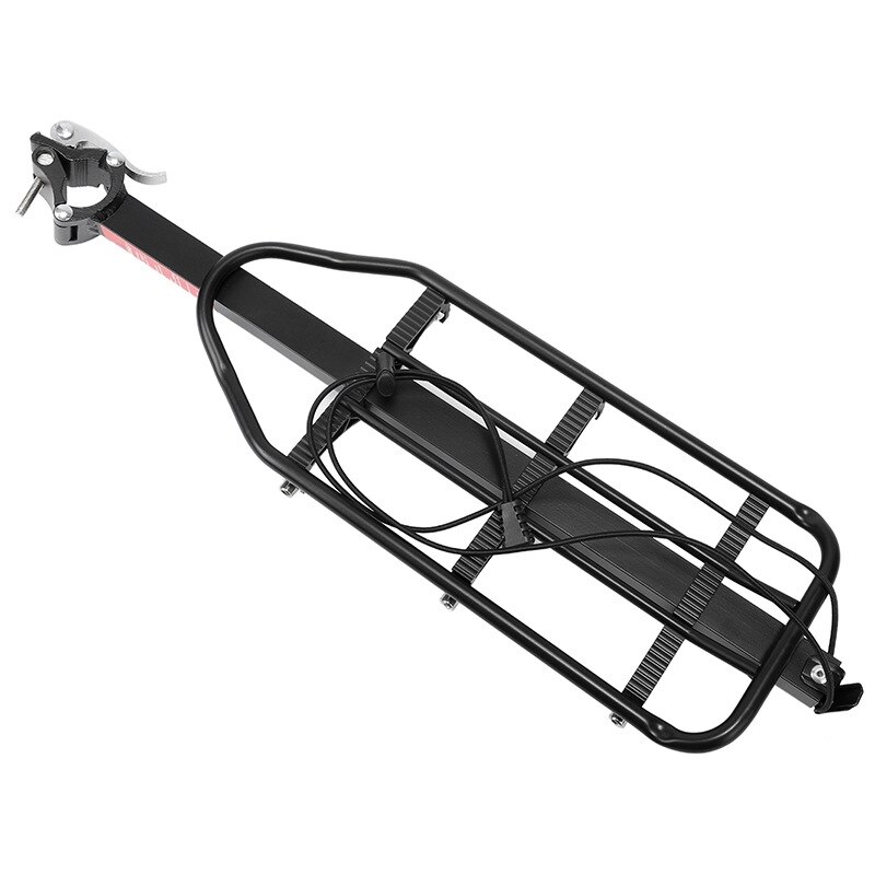 Fietsendrager mtb aluminium frame fiets bagagedrager reflector zadelpenbevestiging fietstas bagagedrager plank beugel snelspanner