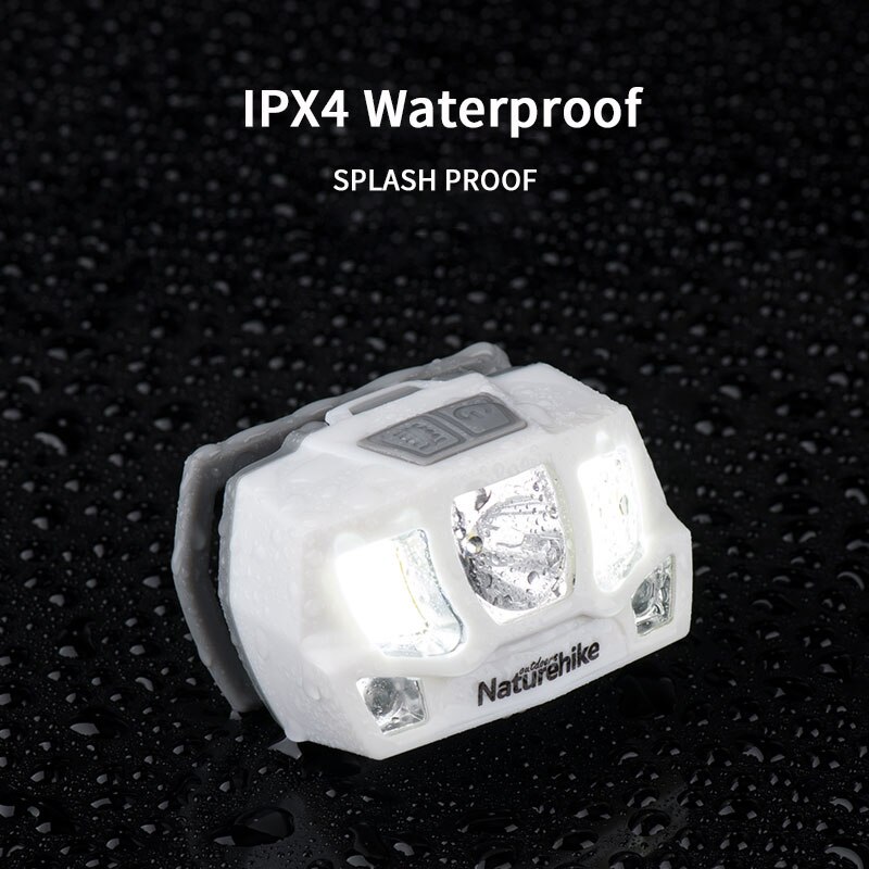 Naturehike Oplaadbare Head Light Draagbare Waterdichte IPX4 2 Modus Lange Uithoudingsvermogen Koplamp Usb Snel Opladen Lamp