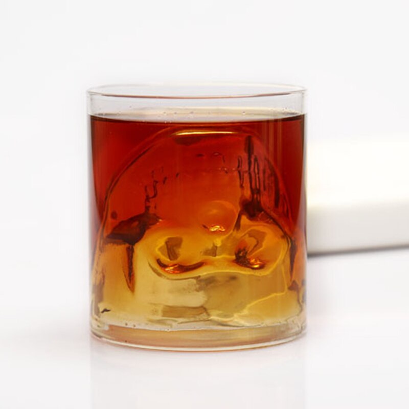 Doble Uso de la Calavera de Cristal de vidrio de tiro pirata tazas esqueletos de piratas encarcelar Ckull doble cerveza, Vodka, Halloween festivales