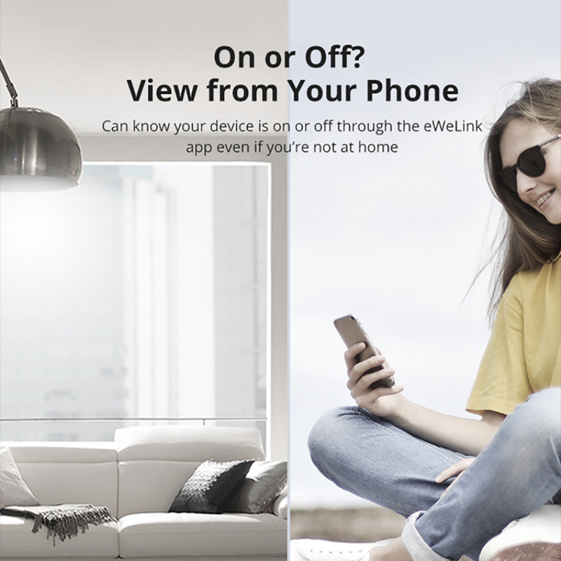 Sonoff basic  r2 smart-schalter mit wlan-funktion, ewelink home diy-modulen, unterstützung für alexa und google home, sprachsteuerung, fernbedienung und zeitschaltuhr