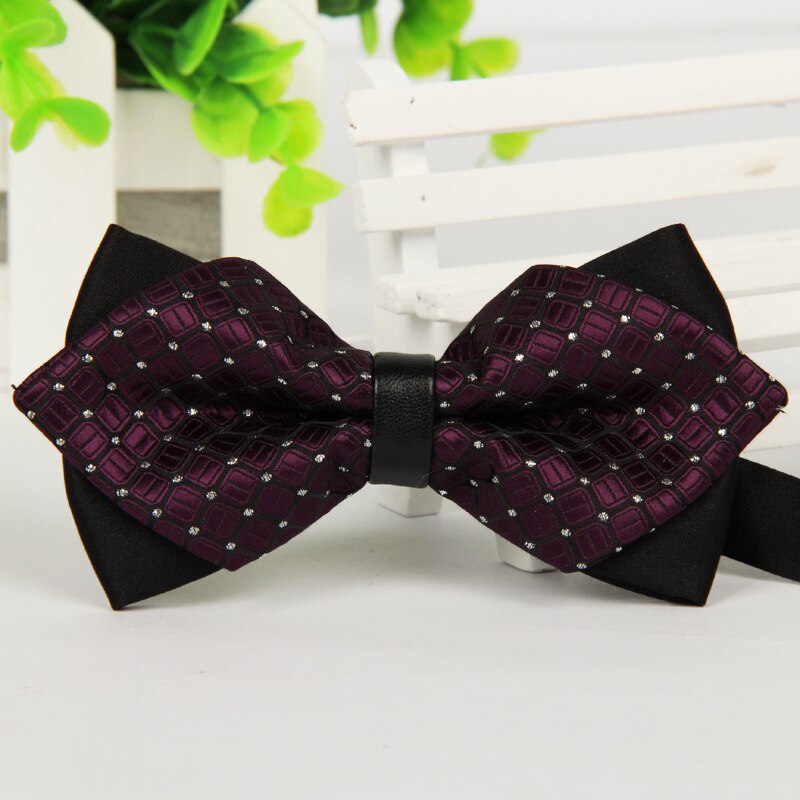 Simple Men's Suit Bow Tie For Groom Wedding Party Men Formal Wear Business Cravat Bow tie Clothing Accessories: 10