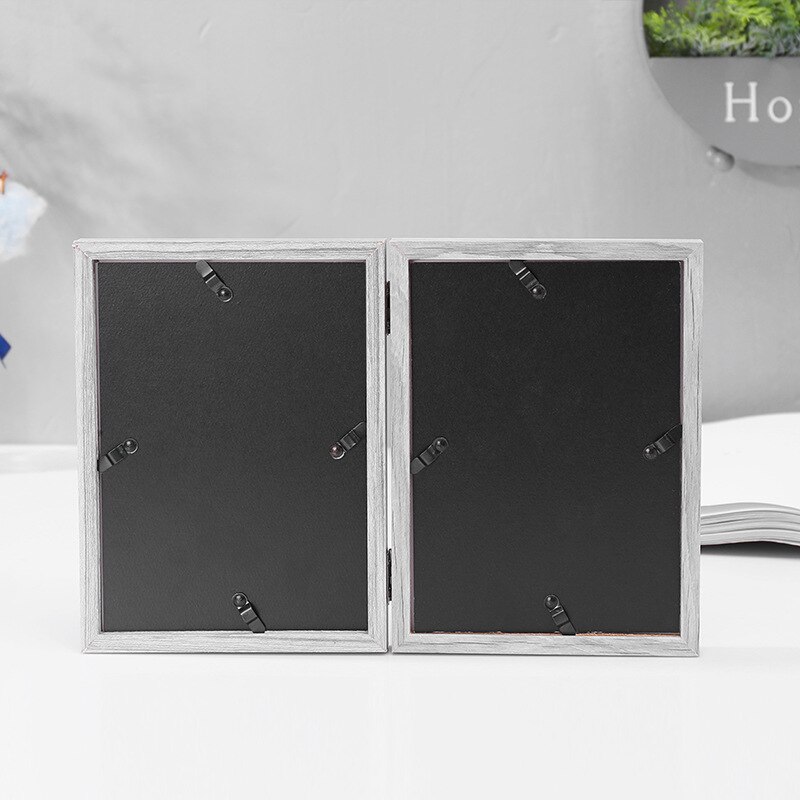 Photo Frame Table Simple Three-fold Foldable Photo Frame Set 6 Inch Home Photo Frame Combination Office Photo Frame Decoration