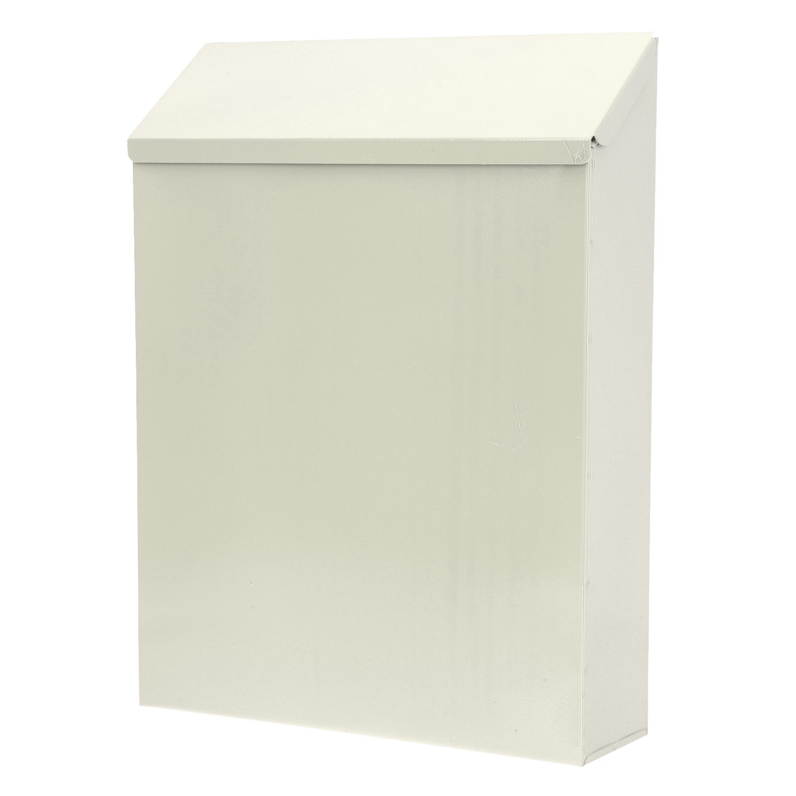 Boîte à courrier murale créative, boîte de rangement des lettres, boîte à courrier délicate: White