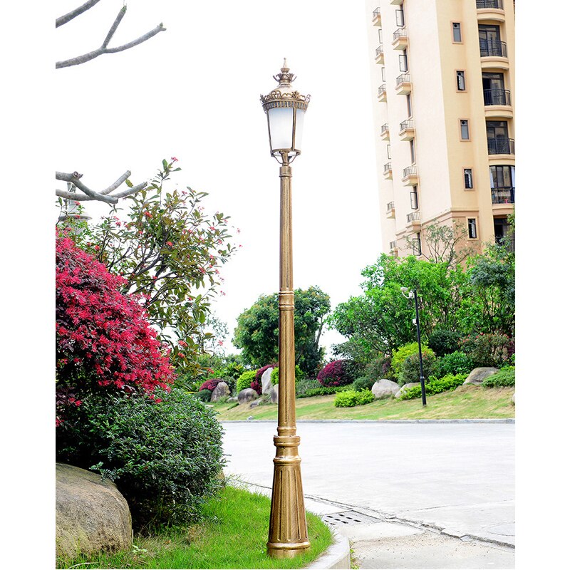 Tuinverlichting, Waterdichte Buitentuin Villa Landschapslichten, Straatverlichting, Hoge Pole Lights ≈ 240CM