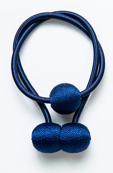 Magnetiska gardinbindningar klämmor legering stickmönster slipsspännen klämmor gardinbindningsring baksidor med kulmagnet: Marin