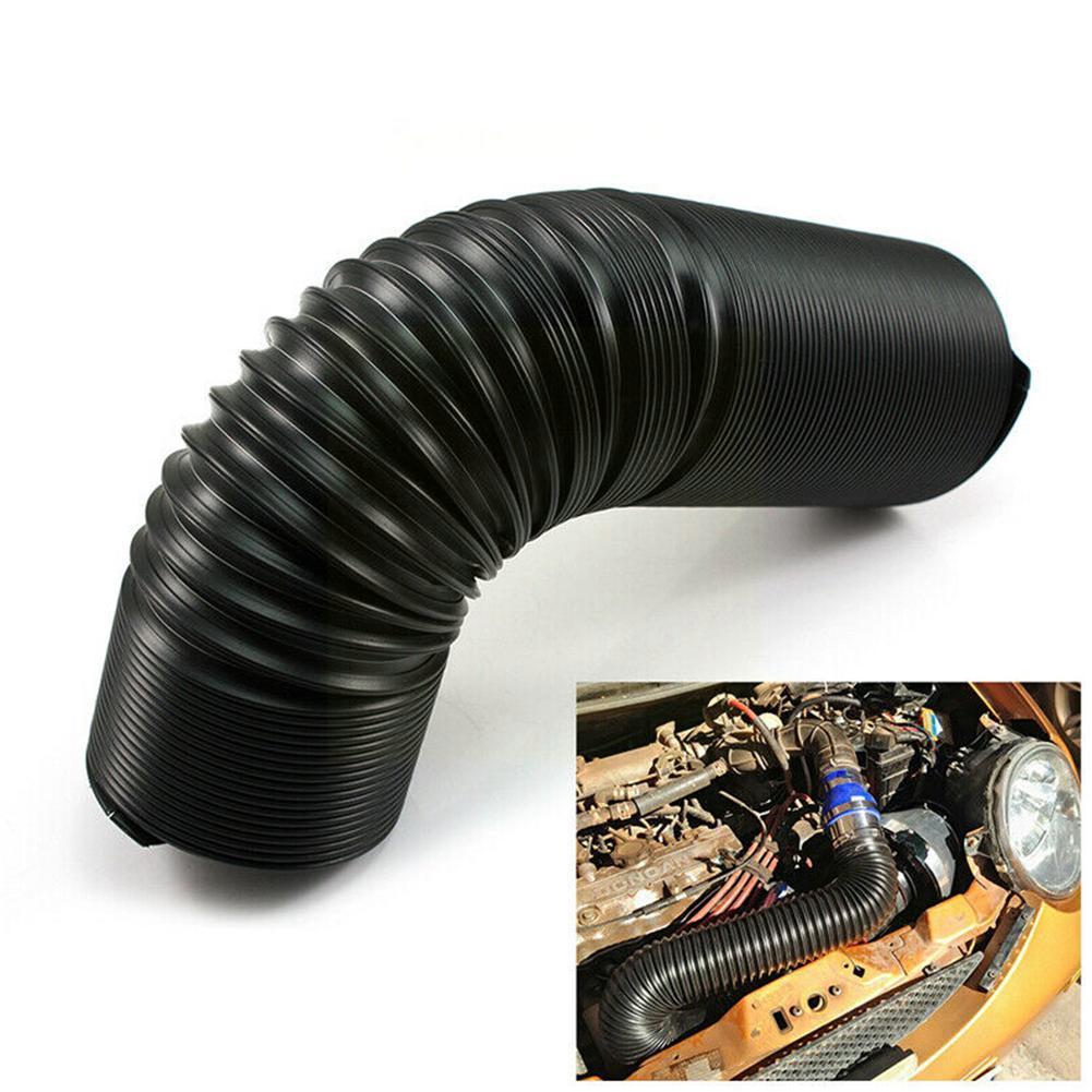 Car Cold Air Intake Tube Kit 3inch Flexible Air Inlet Od83mm System Length 25-100cm Pipe Duct Pvc Id76mm D5y2
