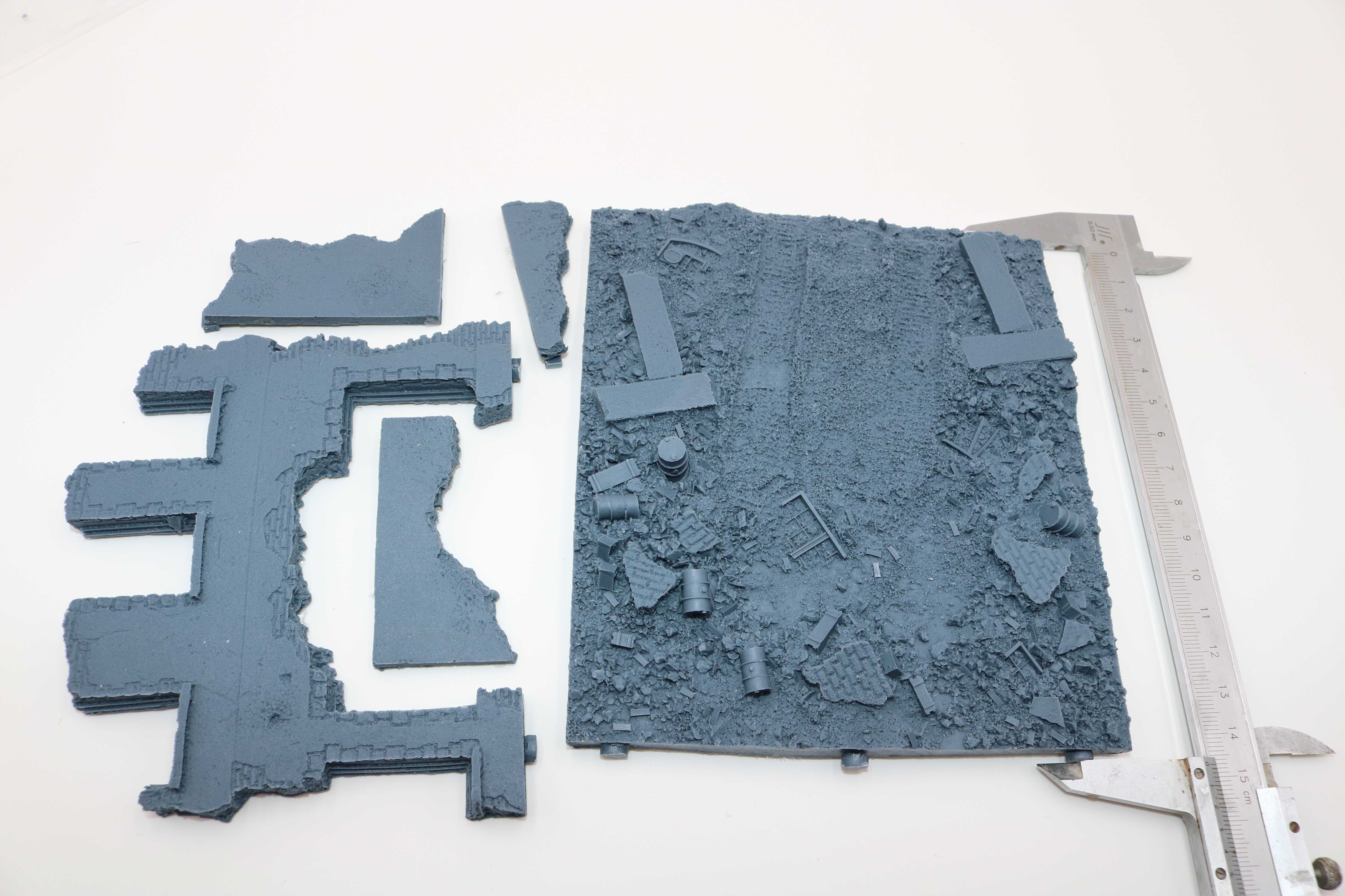 1/72 harz druckguss szene Layout requisiten grau modell auf-Webseite haus gebäude plattform freies D01