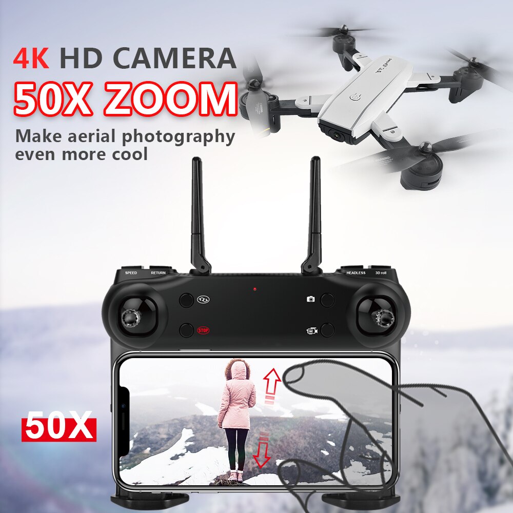 Halolo bedste 4k drone med kamera 1080p 50x fpv wifi rc droner quadcopter rc helicopter vs  sg700 sg700