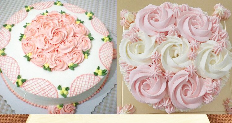 2D Large Size Icing Rose Nozzle Decorating Tip Sugarcraft Cake Decorating Tools Baking Tools Bakeware