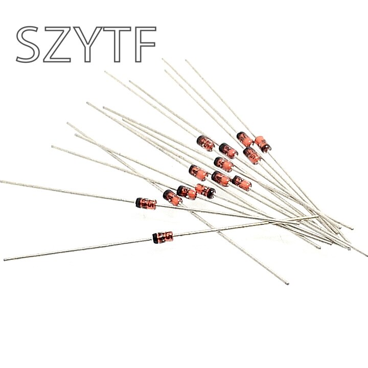 1W Zenerdiode 1N4742 IN4744 1N4740A 1N4735A 1N4746A 1N4733A 12V (100 Stks/partij)